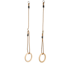 Gymnastik-/romerringe i træ - Nordic Play